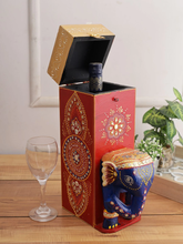 Wooden Single Bottle Wine Holder Box